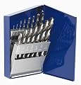 Irwin 60137 15 Piece 1/16-Inch to 1/2-Inch Black Oxide Twist Drill Bit Assortment with Metal Index