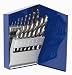 Irwin 60137 15 Piece 1/16-Inch to 1/2-Inch Black Oxide Twist Drill Bit Assortment with Metal Index