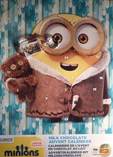 MINIONS EXCLUSIVE Keyring &amp; Advent Calendar Gift Pack - New For 2015 by Minions Movie