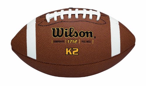 Wilson K-2 Pee Wee Composite Leather Game Football