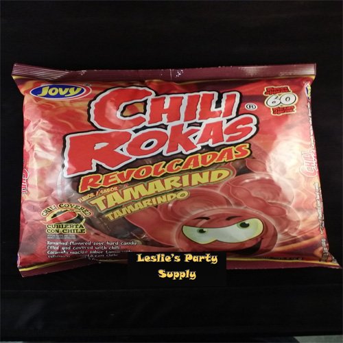 Jovy Chili Rokas Revolcadas Tamrind Flavor 60ct Bag 1lb 3oz