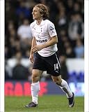 Photographic Prints of Luka Modric during the 1-0 victory over West Bromich Albion from Tottenham Hotspur