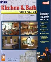 Kitchen and Bath Floor Plan 3D