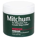 Mitchum Anti-Perspirant & Deodorant, Cream, Scented, 2 oz (56 g) (Pack of 4)