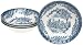Churchill China Brook Blue 6-Inch Cereal Bowls, Set of 4