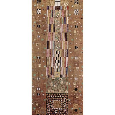 Gustav Klimt (Sketch for The Knight from the Freze of the Palais Stoclet, Brussles) Art Poster- 11x17 custom fit with RichAndFramous Black 99 inch Poster Hangers
