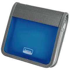 Hama CD-Wallet 28, Blau/Silber
