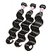 Colorful Queen Brazilian Virgin Hair Body Wave Remy Human Hair 3 Bundles Weave 100% Unprocessed Hair Extensions Natural Color 16 16 16 inch