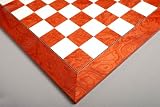 House of Staunton Red Gloss Chessboard - 2.25 inch