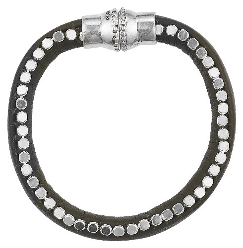 Pilgrim Damen-Armband Rough Versilbert, Gr&uuml;n 642-412 Preisvergleich