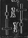 BOY CHRISTENING LOLLY Baby Candy Mold Chocolate