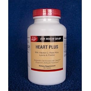 Heart Plus Cardiovascular formula remove plaque and restore health by Heart Plus Linus Pauling Vitamin C proline lysine