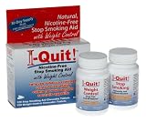 I-Quit Nicotine-Free Stop Smoking Aid with Weight Control, Two 120 Count Bottles