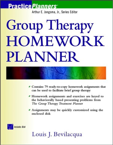 Group Therapy Homework Planner with Disk