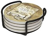 Occasions Black Wrought Iron Occasions Coaster Holder