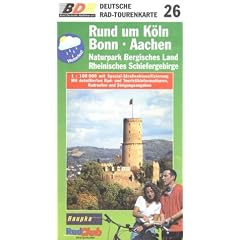 Deutsche Radtourenkarte, Bl.26, Rund um K�ln, Bonn, Aachen