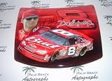 Dale Earnhardt Jr. signed Budweiser Redline Mini Hood