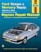 Book Ford Tempo and Mercury Topaz 1984-1994 (Haynes Manuals)