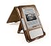 Tuff luv G716 Saddleback Genuine Leather Hide Case Cover For Amazon Kindle Global Wireless Brown