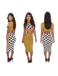 Sexy Floral Print Geometric Print Plaid Print Polyester/Spandex Lace Vintage Short Sleeves Bandage Dress/Club Dress/Party Dress 