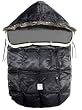 7A.M. ENFANT "Le Sac Igloo" Footmuff, Converts into a Single Panel Stroller and Car Seat Cover - Black, Medium