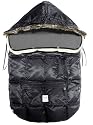 7A.M. ENFANT "Le Sac Igloo" Footmuff, Converts into a Single Panel Stroller and Car Seat Cover - Black, Large