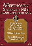 cover of Beethoven - Symphony No. 9 & Piano Concerto No. 2 / Abbado, Pletnev, Berlin Philharmonic