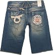 RED PEPPER 7122 Size 27 Women's Bermuda Shorts Embroidery Embroidered Distressed