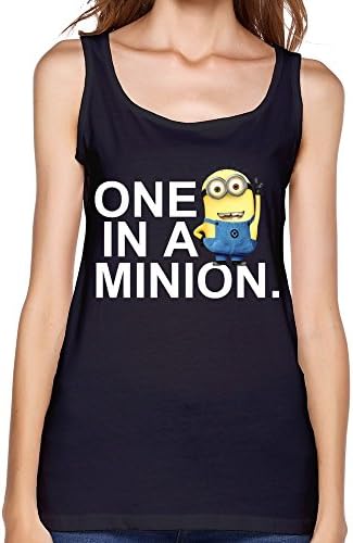 Women's One In A Minion Tank Tops M Black