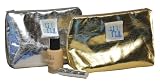 Sammie Cosmetic Bag in Metallic Gold