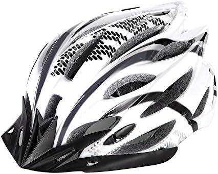 Immortal Boy outdoor cycling helmet with good ventilation and unibody design black+white