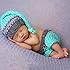 Feiuruhf Newborn Baby Girl Boy Crochet Knit Hat Costume Photography Prop Outfit Set