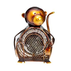 Deco Breeze Figurine Fan, Monkey, 14-Inch Tall by 12-Inch Wide