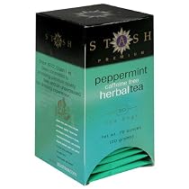 Stash Premium Peppermint Herbal Tea, Tea Bags, 20-Count Boxes (Pack of 6)