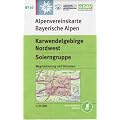 DAV Bayerische Alpen 10. Karwendelgebirge Nordwest, Soierngruppe 1 : 25 000: Mit Wegmarkierungen und Skirouten