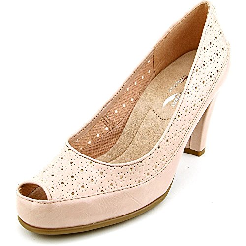 A2 By Aerosoles Benn Station Womens Peep Toe Faux Leather Pumps Heels Shoes