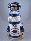 Colts Football Diaper Cake