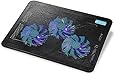Laptop Cooling Pad, AVANTEK CP173 15"-17" Notebook Cooler Pad with Triple 110mm Fans at 1200 RPM (3 Quiet Fans)