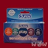 DUREX PLAY SENSATION THINS 12 PACK DUREX PLAY SENSATION THINS 12 PACK