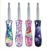 Wild and Wolf Floral Patterned Screwdriver Set - Blue Floral