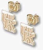 Kentucky Wildcats 5/16 UK Post Earrings - 10KT Gold Jewelry