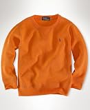 Ralph Lauren Kids Sweater, Little Boys Fleece Crew Neck Ralph Red 3/3T