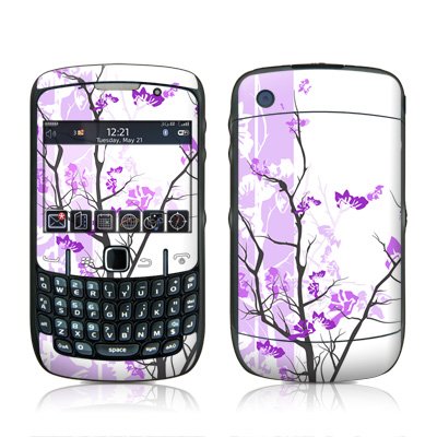 Violet Tranquility Design Skin Decal Sticker for Blackberry Curve 8500 8520 