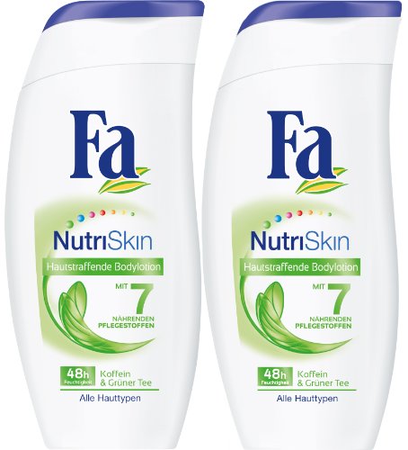 Fa Bodylotion NutriSkin Hautstraffende Pflege Bodymilk, 2er Pack (2 x 250 g)