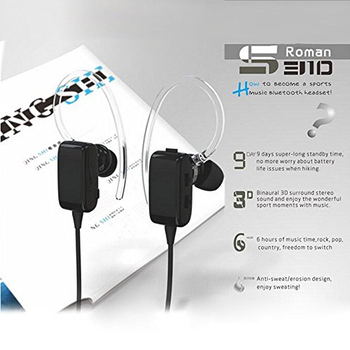 Rubility® Fashion Roman S310 Stereo Bluetooth In-Ear Wireless Headphone with MIC CSR 4.0
Rubility® Fashion Roman S310 Stereo Bluetooth In-Ear Wireless Headphone with MIC CSR 4.0
