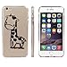 Sannysis Giraffe Print Transparent Soft TPU Gel Cover Soft Case for Iphone6 Plus 5.5inch