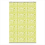 Since When Slat in Lime Size: 24