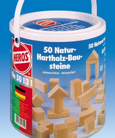 Buy 50pc Wooden Bocks and Shapes Set - Natural Wood online at Discounted New and Used prices. Delivered to your door with Childrens Toyshop.com