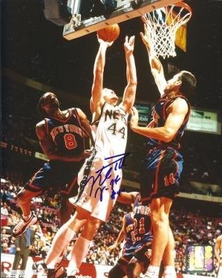 Signed Keith Van Horn Photo - New Jersey Nets 8x10 - Autographed NBA Photos