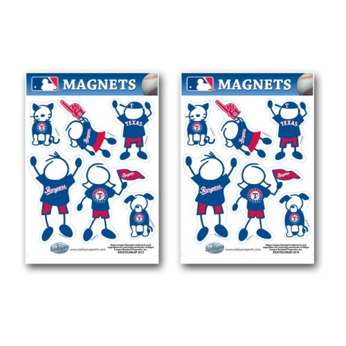 MLB Texas Rangers Family Magnets